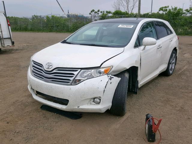 4T3BK3BB8BU049108 - 2011 TOYOTA VENZA WHITE photo 2