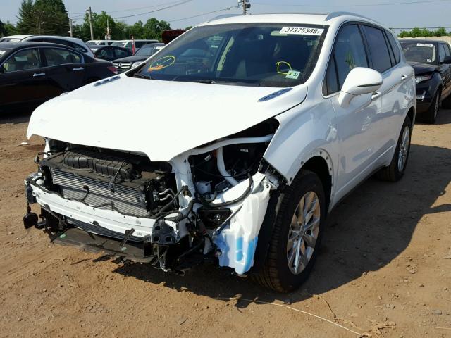 LRBFXDSA4HD012321 - 2017 BUICK ENVISION E WHITE photo 2
