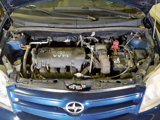 JTKKT624150113071 - 2005 TOYOTA SCION XA BLUE photo 7