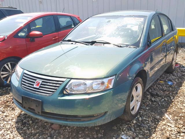 1G8AZ55F07Z187745 - 2007 SATURN ION LEVEL GREEN photo 2