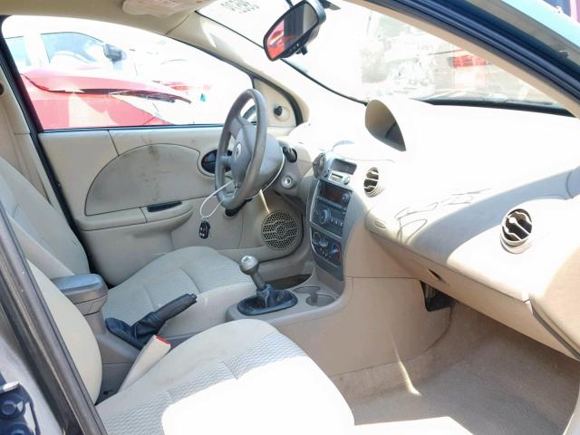 1G8AZ55F07Z187745 - 2007 SATURN ION LEVEL GREEN photo 5