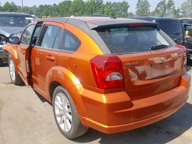 1B3CB5HA2BD233425 - 2011 DODGE CALIBER HE ORANGE photo 3