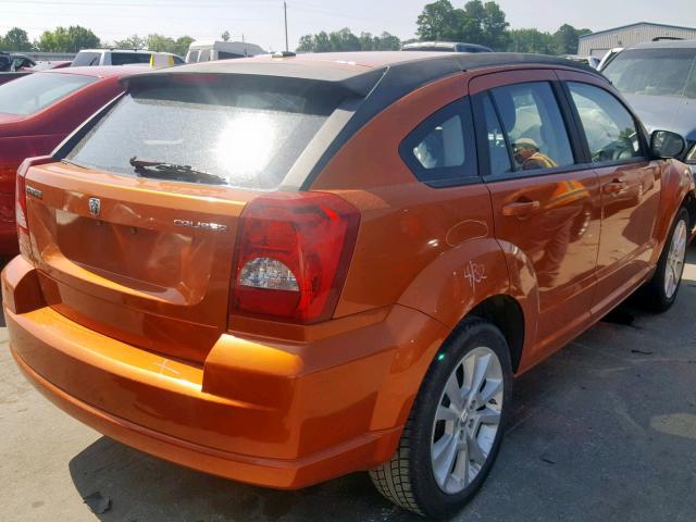 1B3CB5HA2BD233425 - 2011 DODGE CALIBER HE ORANGE photo 4