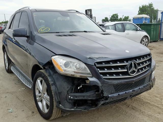 4JGDA5JBXEA272712 - 2014 MERCEDES-BENZ ML 350 GRAY photo 1