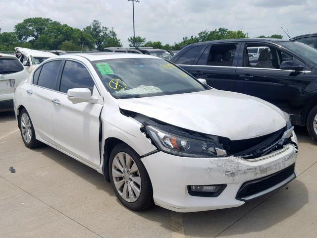 1HGCR2F81FA210543 - 2015 HONDA ACCORD EXL WHITE photo 1