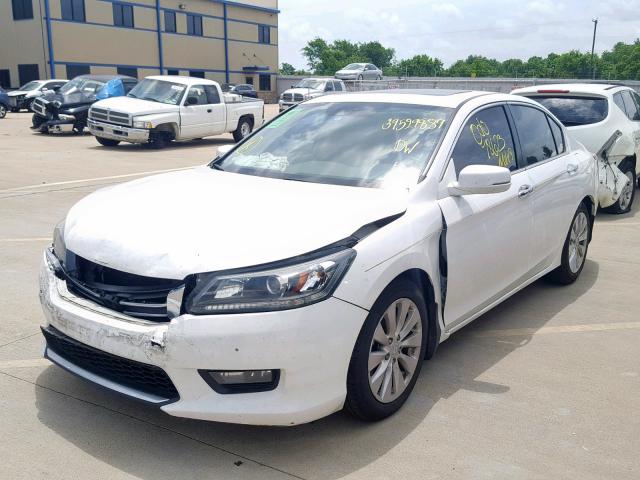 1HGCR2F81FA210543 - 2015 HONDA ACCORD EXL WHITE photo 2