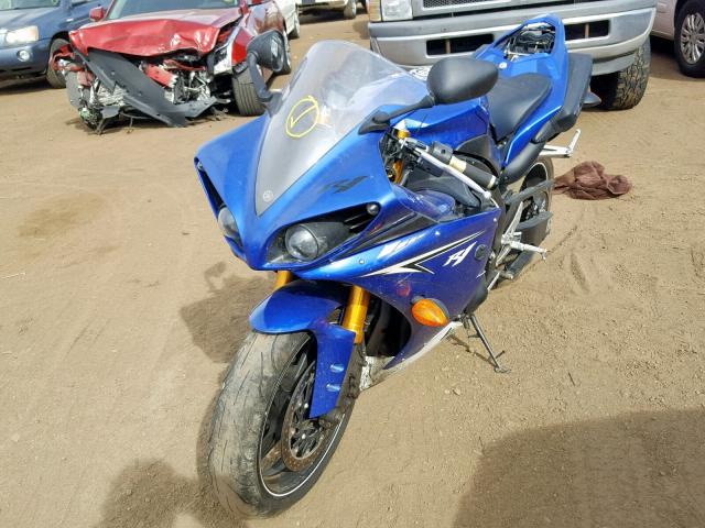 JYARN23E9AA007368 - 2010 YAMAHA YZFR1 BLUE photo 2