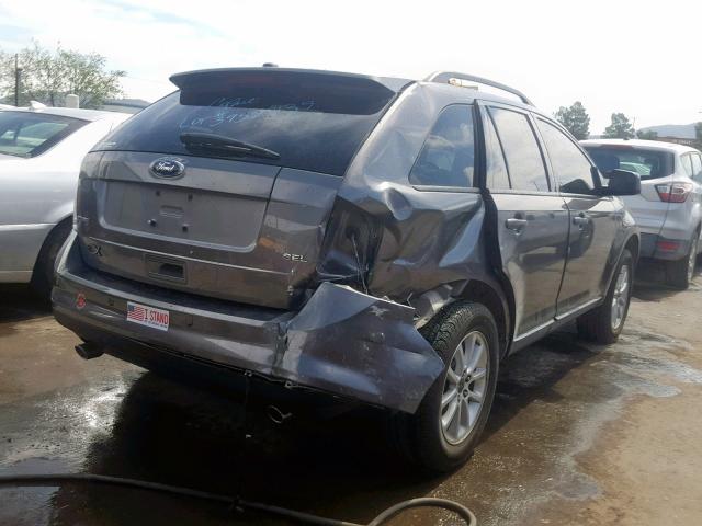 2FMDK38C49BA74766 - 2009 FORD EDGE SEL GRAY photo 4