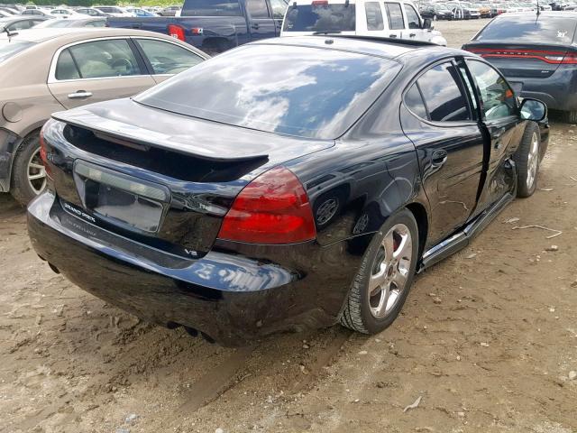 2G2WC54C751355105 - 2005 PONTIAC GRAND PRIX BLACK photo 4