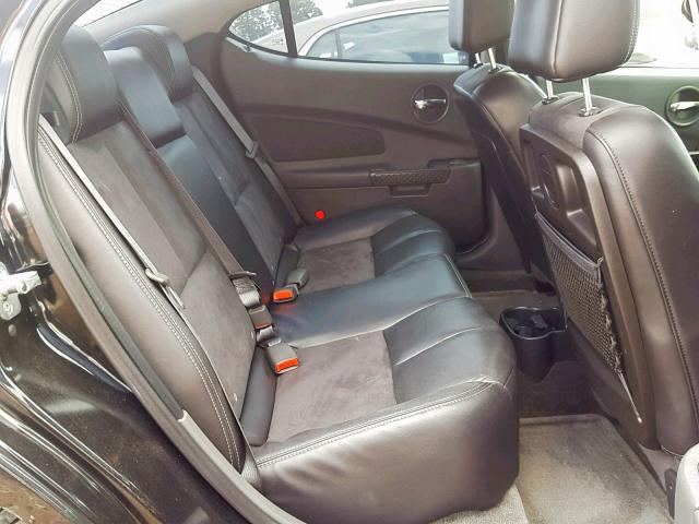 2G2WC54C751355105 - 2005 PONTIAC GRAND PRIX BLACK photo 6