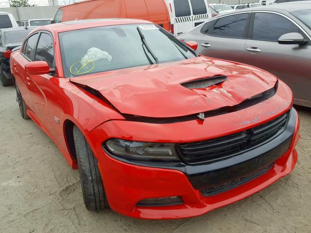 2C3CDXGJ9KH559008 - 2019 DODGE CHARGER SC RED photo 1