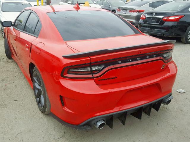 2C3CDXGJ9KH559008 - 2019 DODGE CHARGER SC RED photo 3