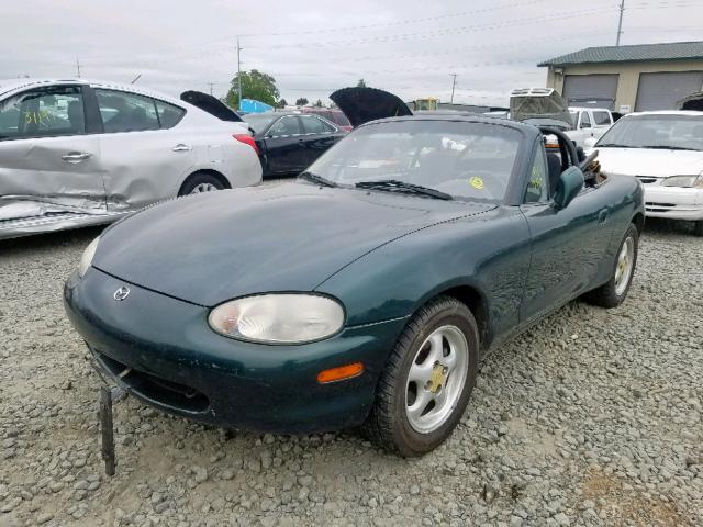 JM1NB3536Y0139632 - 2000 MAZDA MX-5 MIATA GREEN photo 2