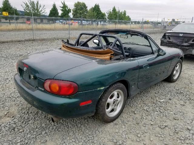 JM1NB3536Y0139632 - 2000 MAZDA MX-5 MIATA GREEN photo 4