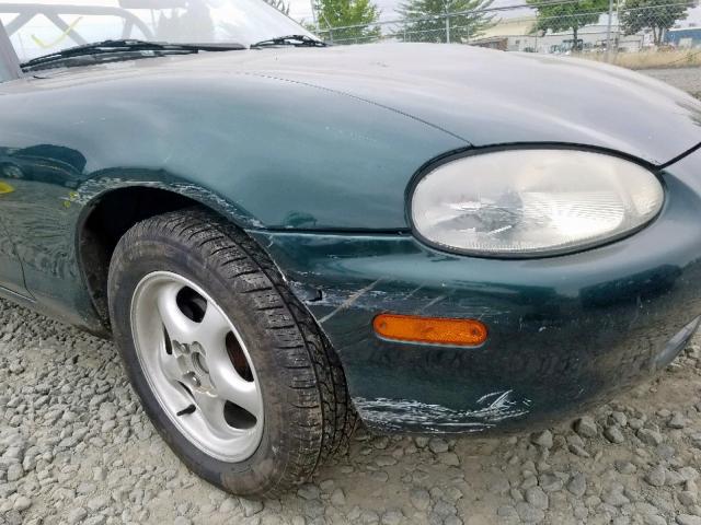 JM1NB3536Y0139632 - 2000 MAZDA MX-5 MIATA GREEN photo 9