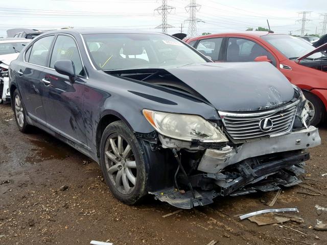 JTHGL46F175000433 - 2007 LEXUS LS 460L GRAY photo 1