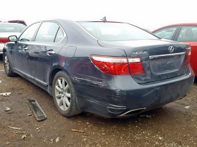 JTHGL46F175000433 - 2007 LEXUS LS 460L GRAY photo 3