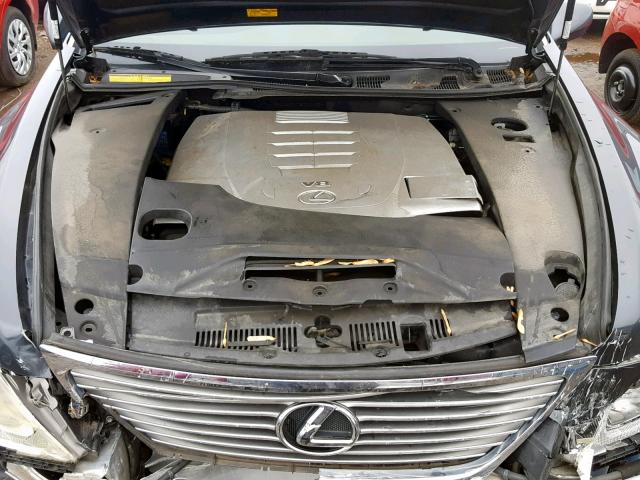 JTHGL46F175000433 - 2007 LEXUS LS 460L GRAY photo 7