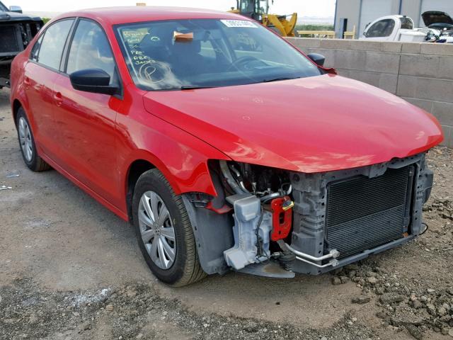 3VW2K7AJ2DM390361 - 2013 VOLKSWAGEN JETTA BASE RED photo 1