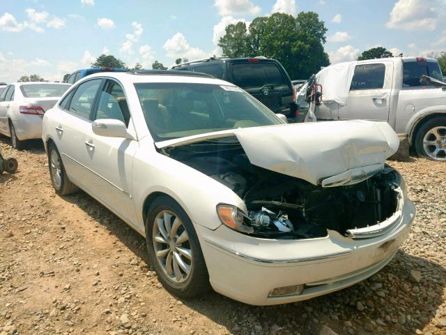 KMHFC46F87A175102 - 2007 HYUNDAI AZERA SE WHITE photo 1