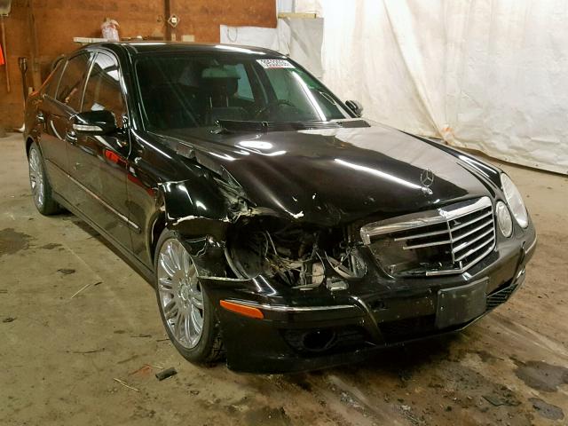 WDBUF56X87B072112 - 2007 MERCEDES-BENZ E 350 BLACK photo 1