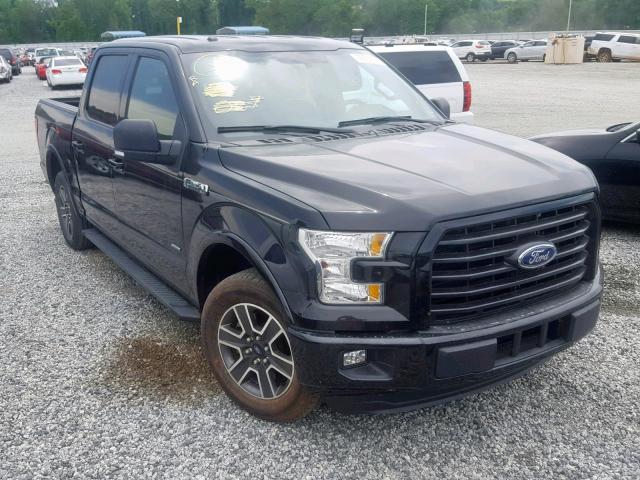 1FTEW1CP0FKD04056 - 2015 FORD F150 SUPER BLACK photo 1