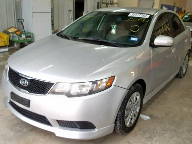 KNAFU4A2XA5855974 - 2010 KIA FORTE EX SILVER photo 2