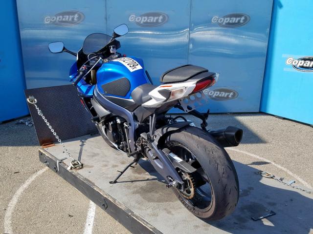 JS1GR7MA3B2103267 - 2011 SUZUKI GSX750 BLUE photo 3