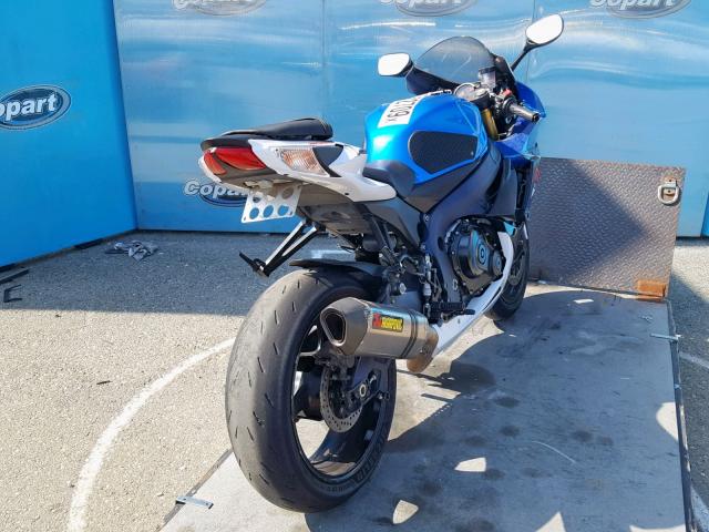 JS1GR7MA3B2103267 - 2011 SUZUKI GSX750 BLUE photo 4