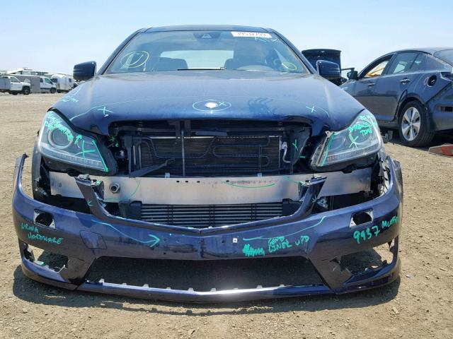 WDDGJ4HB5DG041915 - 2013 MERCEDES-BENZ C 250 BLUE photo 9