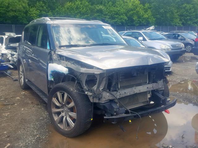 JN8AZ2NC4B9300393 - 2011 INFINITI QX56 SILVER photo 1