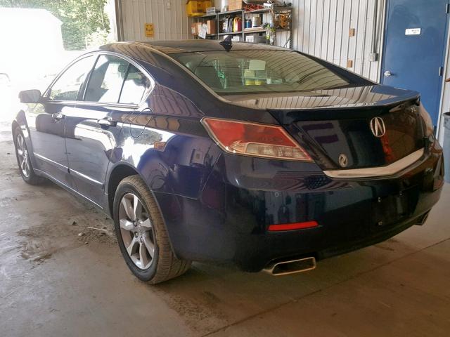 19UUA8F53DA002214 - 2013 ACURA TL TECH BLUE photo 3