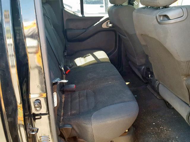 1N6AD07W85C414214 - 2005 NISSAN FRONTIER C BLACK photo 6