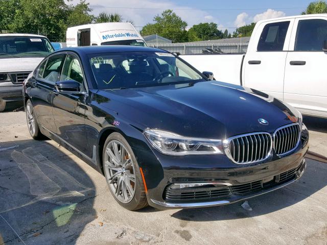 WBA7F0C54JGM23982 - 2018 BMW 750 I BLACK photo 1