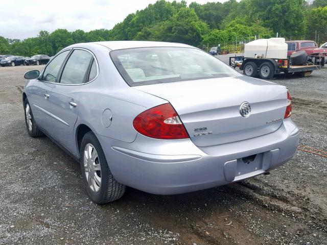 2G4WC562551260876 - 2005 BUICK LACROSSE C SILVER photo 3