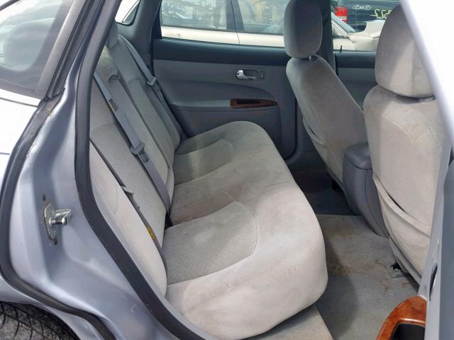 2G4WC562551260876 - 2005 BUICK LACROSSE C SILVER photo 6