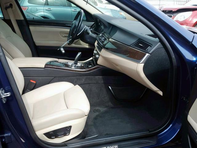 WBAFU9C53BC278075 - 2011 BMW 550 XI BLUE photo 5