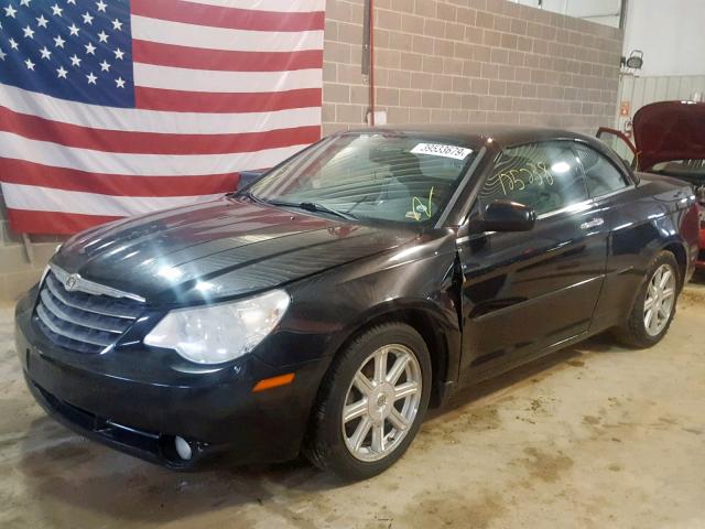 1C3LC65M38N634943 - 2008 CHRYSLER SEBRING LI BLACK photo 2