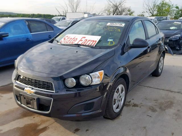 1G1JA5SH8F4151082 - 2015 CHEVROLET SONIC LS 黑色 照片 2