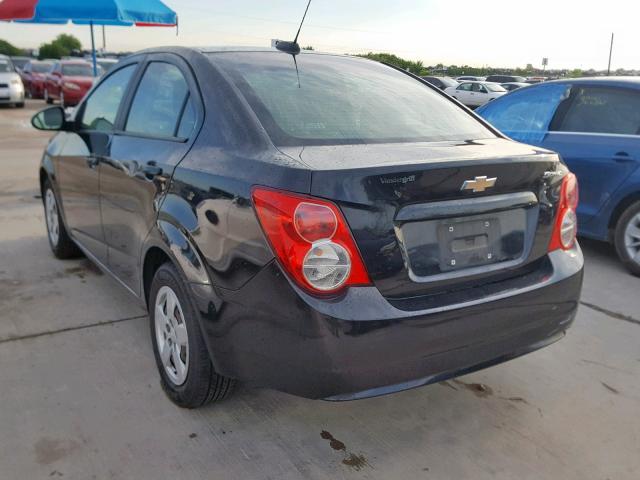 1G1JA5SH8F4151082 - 2015 CHEVROLET SONIC LS 黑色 照片 3