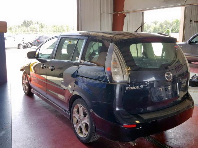 JM1CR29L780306717 - 2008 MAZDA 5 BLACK photo 3