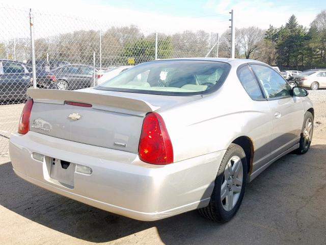 2G1WK15K279404107 - 2007 CHEVROLET MONTE CARL SILVER photo 4