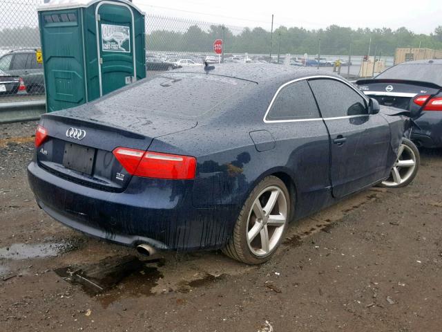 WAUDK78T99A030542 - 2009 AUDI A5 QUATTRO BLUE photo 4