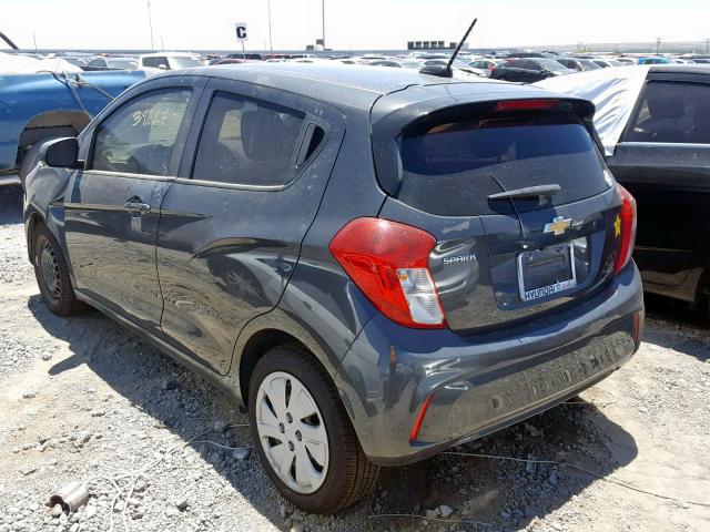 KL8CA6SA5HC700716 - 2017 CHEVROLET SPARK LS CHARCOAL photo 3