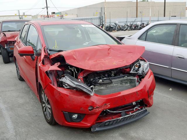 JHMGK5H79GX002563 - 2016 HONDA FIT EX RED photo 1