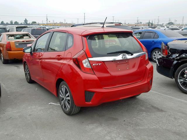 JHMGK5H79GX002563 - 2016 HONDA FIT EX RED photo 3