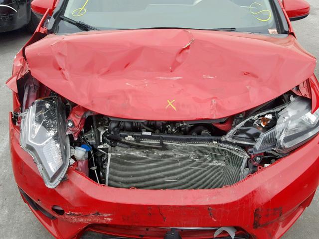 JHMGK5H79GX002563 - 2016 HONDA FIT EX RED photo 7