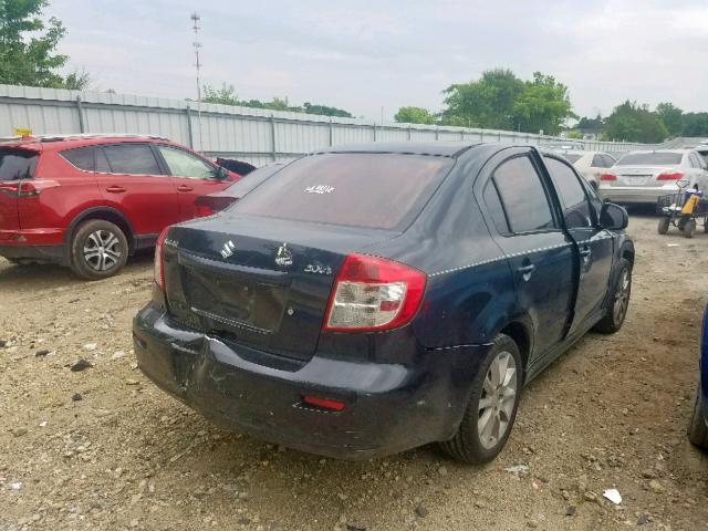 JS2YC414285101421 - 2008 SUZUKI SX4 BLACK photo 4