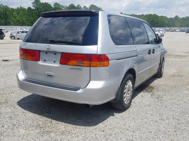 5FNRL18553B092894 - 2003 HONDA ODYSSEY LX SILVER photo 4