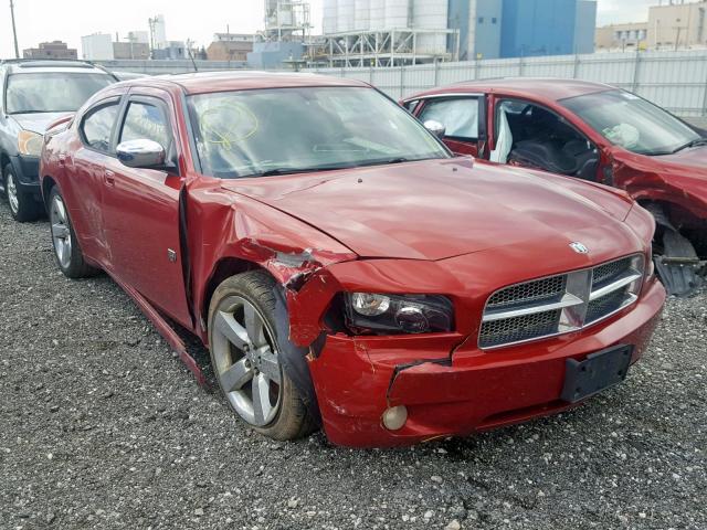 2B3KA33G48H306787 - 2008 DODGE CHARGER SX RED photo 1